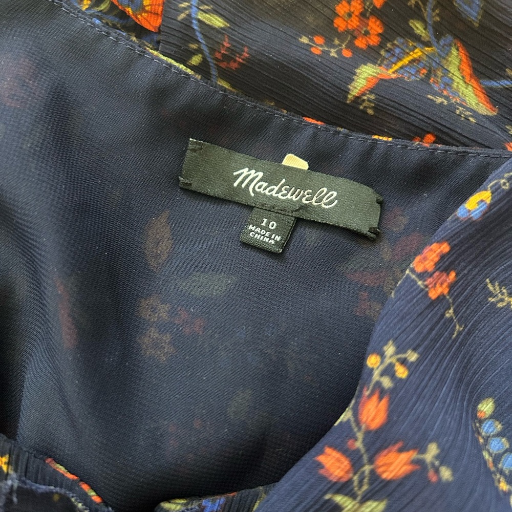 Madewell Floral Ruffle Dress - Picture 5 of 5